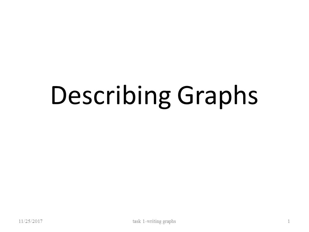Describing Graphs 11/25/2017 task 1-writing graphs 1